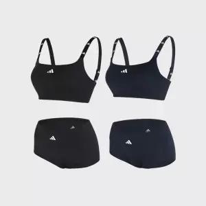 ADIDAS UNDERWEAR [2SET] 퍼포먼스 에어로레디 하이브리드 브라팬티 2361381
