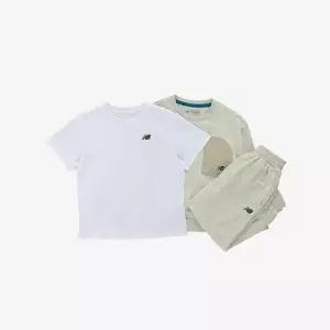 [셀러허브]뉴발란스키즈(NB Kids) [3PCS] 일러스트 스 세트 NK9YG4902U_(33)Oatmeal Melang (S52005731)