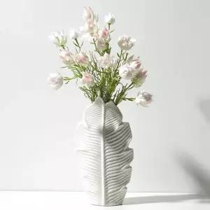퓨어리프 도자기 꽃병(13x25cm) 화병 도자기화병 인테리어꽃병 인테리어화병