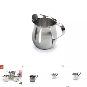 델키 스텐레스 샷잔 벨크리머 150ml/스텐/밀크저그/에스프레소/스팀피쳐/카페/홈카페/업소/용/가정/다용도