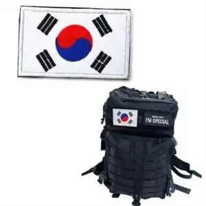 가방 패치 자수 패치 밀리터리 태극기 벨크로 와펜 장식 모자 커스텀 포인트 부착형