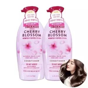 엘라스틴 오가니스트 체리블라썸 수분영양 컨디셔너(비건) 500ml 2개