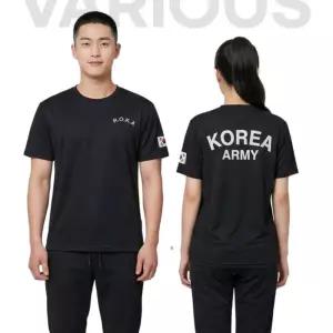 [만리픽] 여름 냉감 메쉬 ROKA 로카 쿨링 반팔 티셔츠 육군 군인 KOREA 체육대회 단체유니폼