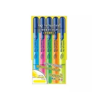 스테들러 264 TB5 S KR 고체 형광펜 5색 세트 기타필기도구 ht+53441