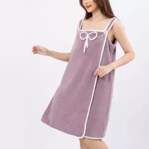 원피스형 극세사 샤워가운 물놀이 바스 랩 수영장 사우나 목욕