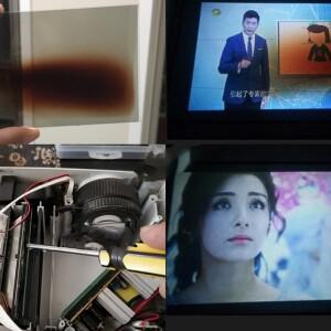 (UC40 UC46 Rigal용 4인치 LCD 미니 LED 프로젝터 수리용 열차단 편광판 유리)