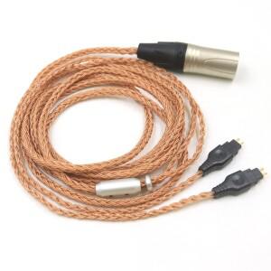 [호환품]XLR-젠하이저 호환 HD580 HD600 HDxxx HD660S 헤드폰용 2.5mm 밸런스드 16 코어 구리 OCC 이어폰