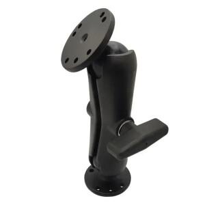 Jadkta 1.5 인치 볼 헤드 콤보 장착 홀더 TomTom GPS  장비용 Garmin 용 이중 소켓 암 라운드베이스
