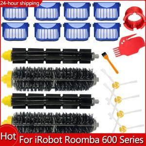[호환품]Irobot 호환 Roomba 600 시리즈 610 620 625 630 650 660용 교체 부품 키트 - 진공 비터 브러시+에