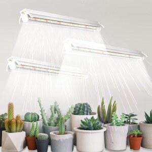 GYTF T5 성장등 1.4FT 5000K 화이트 풀 스펙트럼 LED 실내 식물용 식물 스트립 씨앗 발아용 다육식물용 V자형 반사판과 높은 PPFD