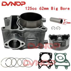 [호환품]혼다 호환 Lead125 WW Pcx125 Click125i Forza 125 용 큰 구멍 실린더 키트 4 스트로크 엔진 62mm