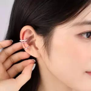 이어커프 세트 귀걸이 귀않뚫는 3종 실버 귀찌 링귀찌 귀안뚫는귀걸이 이어커프