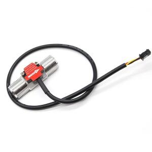 YF-B1 S304 스테인레스 스틸 홀 터빈 유량 센서 G1/2 스레드 1.75MPa 압력 펄스 스위치 1-25L/Min