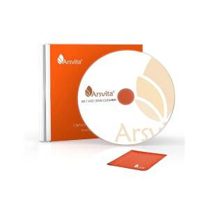 Arsvita CD 렌즈 클리너 디스크 클리닝 세트 CD/VCD/DVD 플레이어용 | 부드러운 마이크로화이버 천 포함, 안전하고 효과적