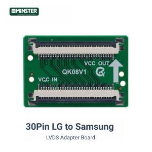 [호환품]LG호환 HD 삼성 호환 HD LCD LED TV 화면 디스플레이 패널 수리용 30핀 LVDS 어댑터 컨버터 보드 Q