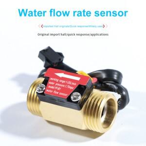 YF-B1 물  센서 홀 스위치 산업용 유량계 DC5-18V 1-25L/min 1.75MPa 수압 G1/2