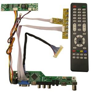 모니터 컨트롤러 보드 키트 LTM200KT10 1600x900 TV+HDMI+VGA+AV+USB LCD LED 스크린