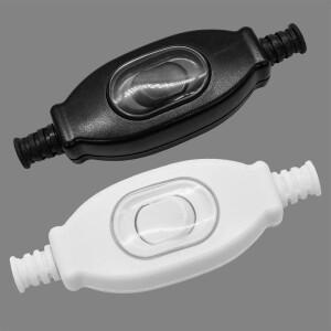 1PCS 방수 라인 스위치 코드 IP65 라운드 와이어 실버 접촉 더블 컷 먼지 CE ZJXXDZ 3A 250V