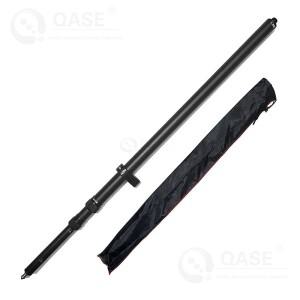 1.8M 알루미늄 스틸 텔레스코픽 막대 측량 및 측정 GPS RTK 확장 지원 다리 가능 폴 1PCS