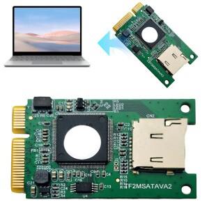 [호환품]PC 컴퓨터 노트북용 MSATA SSD 어댑터 마이크로 TF 카드