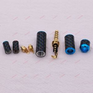 [호환품]1세트 HIFI 4.4 3.5 2.5mm 밸런스드 오디오 플러그 + Y 스플리터 슬라이더 MMCX / 0.78mm QDC 이어