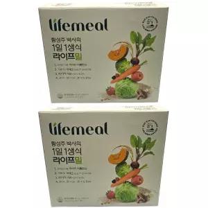 이롬 황성주 생식 라이프밀 1일 1생식 아침간편식 30g x 14포, 2개 / M