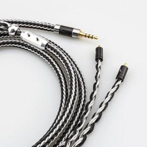 [호환품]업그레이드된 16코어 7N OCC 밸런스드 XLR 케이블 2.5mm 4.4mm AKG N5005 N30 N40 MMCX IE300 헤드