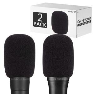 Geekria 크리에이터 폼 윈드 스크린 슈어 MV7 SM58LC 베타 57A PGA48-QTR 와 호환 가능