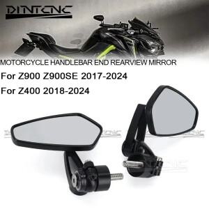 [호환품]카와사키 Z900 -2024 Z1000 좌우측 회전형 핸들바 엔드 미러 바이크 오토바이 액세서리 Z900RS/카