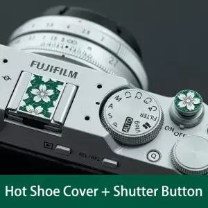 Pentax 카메라 액세서리 용 금속 사쿠라 핫슈 커버 셔터 릴리즈 버튼 보호 캡