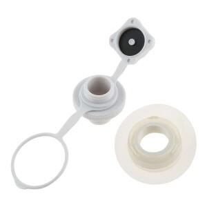 22mm 흰색 교체 공기 밸브 나사 풍선 풀 보트 고무 딩기 에어 베드 플러그 설치하기  7/8 직경