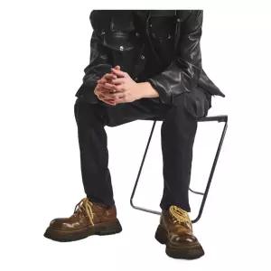 남자 남성부츠 핸드메이드 정장 키높이 비지니스 수제화 구두 워커 남굿 털