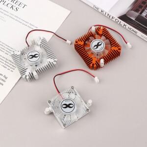 1Pc 55mm 12V PC 컴퓨터 노트북 CPU VGA 비디오 카드 쿨러 냉각 팬 방열판 볼 그래픽 액세서리