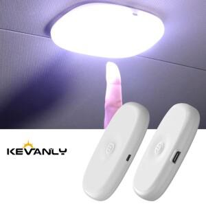 [호환품]1개 차량용 터치 라이트 벽 독서등 10 LED 자석 베이스 천장등 분위기 조명 USB 충전식 램프