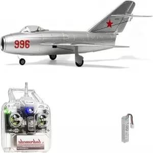 최소RC MiG-15 마이크로 EDF 비행기 4CH 2.4GHz 자이로 안정화 30mm 덕트 팬 제트 분리형 착륙장치가