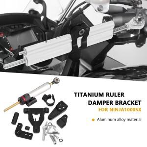 [호환품]티타늄 눈금자 방향 조향 댐퍼 안정기 브래킷 지원 장착 키트 NINJA 1000SX ninja1000sx z1000sx