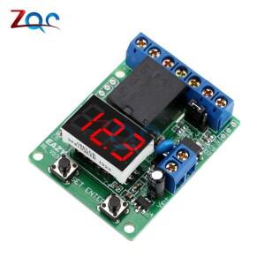 LED 디지털 릴레이 스위치 제어 보드 모듈 전압 보호 감지 충전 방전 모니터 DC 12V 24V