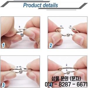 1 10PCS 금속 링 바인더 북 사진 앨범 DIY 사무용 책 종이 오픈 루프 클립 용품 38/50mm