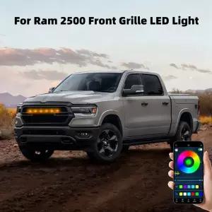 18LED 프론트 그릴 라이트 램 2500 -2025 차량 주간 주행등 휠 아이브로우 램프 픽업용 12V