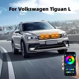 폭스바겐 VW 티구안 L 티구안 X 2010-2025 차량용 18LED 프론트 그릴 라이트 주간 주행등 휠 아이브로우 램