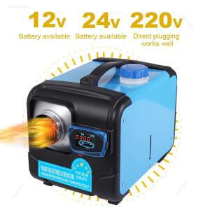 5KW 차량용 히터 12V/24V/220V 디젤 공기 주차 무선 LCD 리모컨 제어 히팅 프리히터 차량, 트럭, 보트, RV