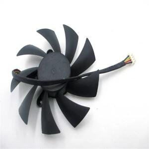 PowerColor HD 7870 HD7800 그래픽 비디오 카드 냉각 팬 교체용 쿨러 선풍기 파워 로직 87mm PLA09215D12H