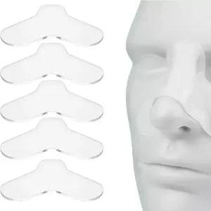 CPAP 마스크용 패드 5팩 범용 코 재사용 및 세척 가능 쿠션 프로텍터 트림 대 핏 젤 편안함 자극 감소
