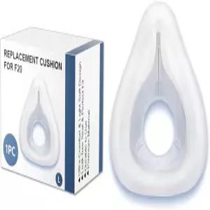 sMed AirFit F20 라지 사이즈와 호환되는 1팩 교체 쿠션 풀페이스 CPAP 마스크 공급품은 적응형 안전한