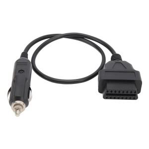 OBD2 차량 ECU 비상 전원 공급 케이블 12V 시거잭 차량용-OBD 암 커넥터 어댑터