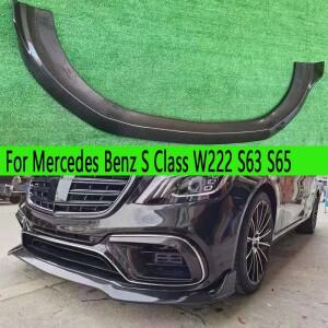 [호환품]메르세데스 벤츠 호환 S 클래스 W222 S63 S65 카본 파이버 자동차 프론트 범퍼 립 디퓨저 친 스포