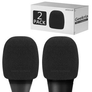 Geekria 크리에이터용 폼 윈드 스크린 AKG P2 P3S P5i C5 D5 D7 DMS100 마이크와 호환 가능 안티팝 커버