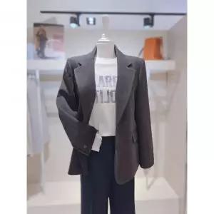 한정수량 더 아이잗 벨벳 텍스쳐 롤업 포인트 싱글 자켓 01 KZS2M0JK8 01 2858910