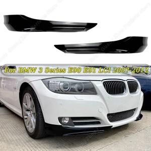 [호환품]프론트 범퍼 사이드 스플리터 커버 립 카본 룩 튜닝 바디 키트 BMW 호환 3 시리즈 E90 E91 페이스