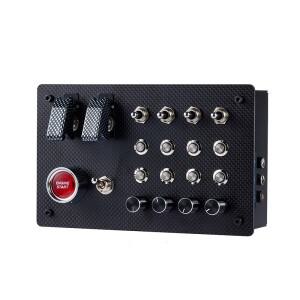 ZQSR  레이싱 카 중앙 컨트롤 박스 Fanatec Thrustmaster Simdid 용 다기능 제어 버튼 PC USB